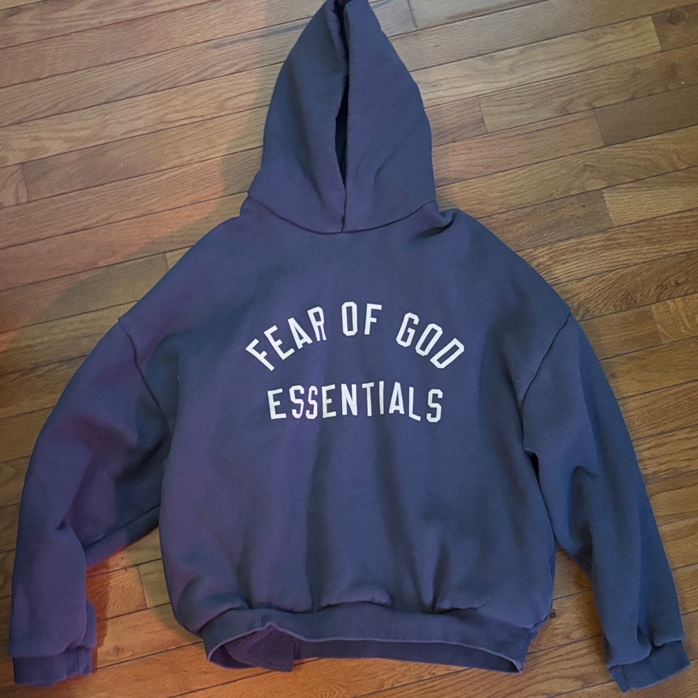 Essentials Hoodie - Gray-Blue